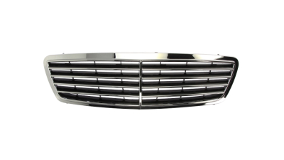 Grila radiator Mercedes Clasa C (W203) 05.2000-2004 Model AVANGARDE , crom/gri, A20388001839040, 500305-3 completa , 9 bari
