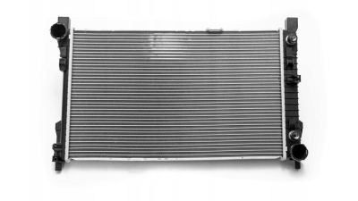 Radiator racire Mercedes Clasa C (W203), 2000-2007, Modele C180 ; C180 Kompressor; C200 Cdi , M/A, Cu/fara AC, cu conectori rapizi intrare/iesire, 650x402x25, Cu lipire fagure prin brazare KOYO
