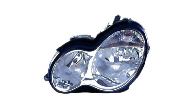 Far Mercedes Clasa C (W203) 01.2003-03.2007, Tip bec H1+H1+H7, omologare ECE reglare pneumatica, 2038203261; 2038203265, Dreapta, marca DEPO