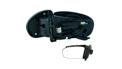 Oglinda exterioara Mercedes Clasa C (W203) 05.2000-2004 , 7 pini, partea stanga View Max crom asferica fara carcasa reglare electrica cu incalzire