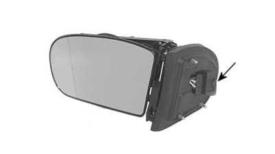 Oglinda exterioara Mercedes Clasa C (W203) 05.2000-2004 , 13 pini, pliabila/cu memorie, partea dreapta View Max crom asferica fara carcasa reglare electrica cu incalzire 5003527M