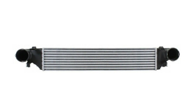 Intercooler Mercedes Clasa C (W203), 10.2003-12.2004, motor 2.7 CDI 125kw, diesel, cu/fara AC, aluminiu brazat/plastic, 650x127x64 mm, 
