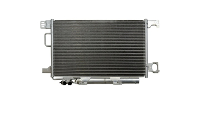Condensator climatizare Mercedes Clasa C (W203), 06.2004-02.2007, motor 5.4 V8, 270 kw benzina, cutie automata, C55 AMG;C (W203, S203);, full aluminiu brazat, 630(580)x380(370)x16 mm, cu uscator filtrat