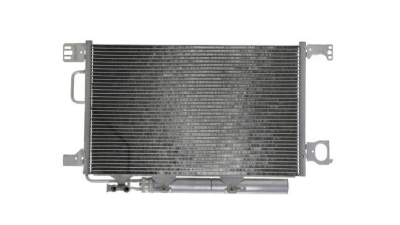 Condensator climatizare Mercedes Clasa C (W203), 06.2004-08.2007, motor 5.4 V8, 270 kw benzina, cutie manuala/automata, C55 AMG;C (W203, S203);, full aluminiu brazat, 625 (585)x370x16 mm, cu uscator filtratA910278->; E020000->
