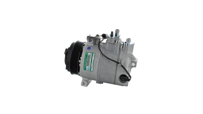 Compresor aer conditionat Mercedes Clasa C (W202), 1993-2001, motorizare 2.0/2.0 compressor, 2.3/2.3 compressor C200/C200 Kompressor; C230/C230 Kompressor; benzina, rola curea 110 mm, 6 caneluri, de tip Denso: 7SEU17C