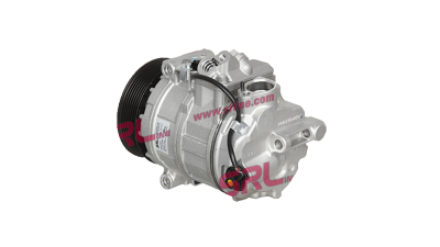 Compresor aer conditionat Mercedes Clasa C (W204), 2007-2014, motorizare 1.8 T, C180 Kompressor BlueEfficiency/C200 CGI BlueEfficiency; 1.8 compressor, C180/C200 Kompressor; benzina, rola curea 120 mm, 7 caneluri, de tip Denso: 7SEU17C