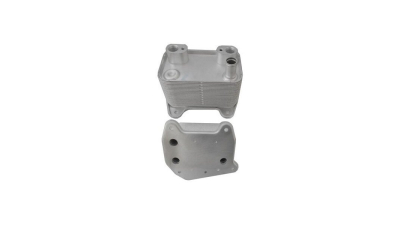 Radiator racire ulei motor, termoflot Mercedes Sprinter, 04.2000-05.2006, motor 2.7 CDI, 115 kw, diesel, cv automata, 216/316/416 CDI, 141x80x85 mm, din aluminiu