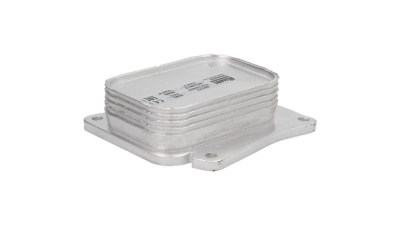 Radiator racire ulei motor, termoflot Mercedes Sprinter, 05.2002-01.2008, motor 1.8 compressor, 115 kw, benzina, 216/316/316 NGT/516/516 NGT, 110x98x32 mm, garnituri incluse, din aluminiu