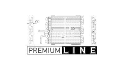 Radiator ulei motor, Termoflot Mercedes C-Klasse (W203) 2000-2007, Clk-Klasse (W209) 2002-2010, C-Sportcoupe (Cl203) 2000-2008, 160x152x22mm, MAHLE 5003L85X