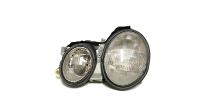 Far Mercedes Clasa CLK (C208) 06.1997-02.2003 DEPO partea Stanga, tip bec H7+H7, reglaj pneumatic