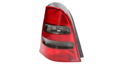 Stop spate lampa Mercedes Clasa A (W168) 05.2001-08.2004, partea Stanga, tip bec P21/4W+P21W+PY21W; fumuriu; cu locas bec; Omologare: ECE, ULO