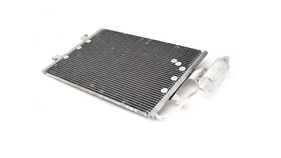 Condensator climatizare Mercedes Clasa A (W168), 01.2001-08.2004, motor 1.6, 60 kw benzina, cutie automata, A140 Automatik;Clasa A (W168);, full aluminiu brazat, 580(530)x365x16 mm, cu uscator filtrat