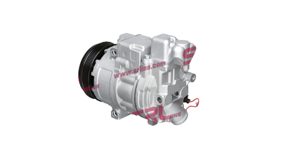 Compresor aer conditionat Mercedes Clasa A (W168), 1997-2004, motorizare 1.4/1.6/1, 9.2, 1, A140/A160/A190; A210 Evolution; benzina, rola curea 116 mm, 5 caneluri, de tip Denso: 6SEU12C