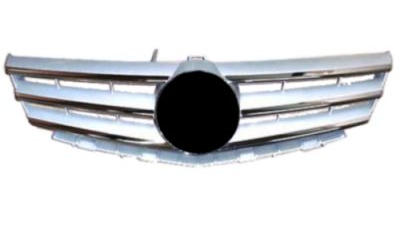 Grila radiator Mercedes Clasa A (W169), 09.2004-05.2008, crom/argintiu, 16988009839744, 500605-1