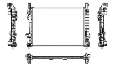 Radiator racire Best Auto Vest 500608-1