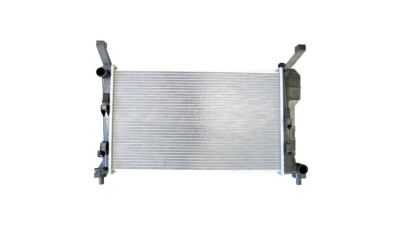 Radiator racire Mercedes Clasa A (W169), 2004-2012 Model A150 (1, 5 70kw); A170 (1, 7 85kw); Mercedes Clasa B (W245), 2005-2011 Model B150 (1, 5 70kw); B170 (1, 7 85kw); Benzina, tip climatizare Cu/fara AC, cutie Manuala, dimensiune 590x378x23mm, Cu lipir