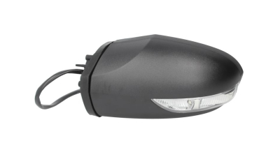 Oglinda usa exterioara Mercedes Clasa A (W169), 09.2004-05.2008; Clasa B (W245), 05.2005-2008, partea Stanga, reglare electrica; grunduit; incalzit; sticla asferica; geam cromat; cu Lucas, Aftermarket