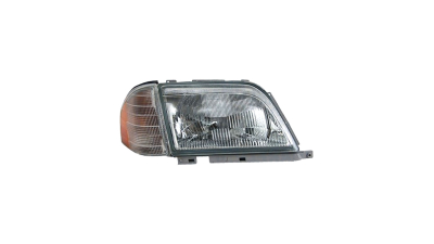 Far Mercedes Benz Clasa SL R129 09.1994-09.1995, partea Stanga, pneumatic, tip bec H4, fara motoras, cu semnalizare alba, MAGNETI MARELLI