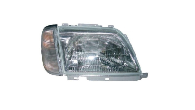 Far Mercedes Clasa Sl (R129) 01.1995-10.2001, fata, Dreapta, cu semnalizare alba; cu additional reflective element (side); H4; pneumatic; cu motor;