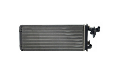 Radiator Incalzire Mercedes MB100 (631), 02.1988-02.1996, motor 2.4 D, diesel, cutie manuala, Incalzire principala cu ventilator, aluminiu mecanic/plastic, 360x157x42 mm, SRLine