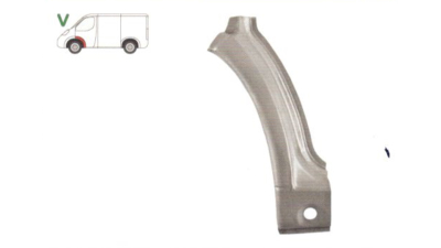 Segment reparatie aripa fata interior Mercedes Vito, Clasa V, 1996-2003 , Partea Stanga, aripa Fata partea din spatele rotii ,element exterior