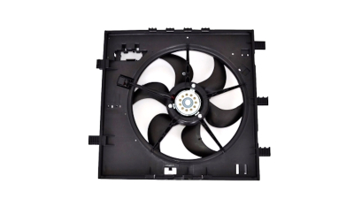 GMV radiator electroventilator Mercedes Vito (W638), 1996-08.2003 Diesel/Benzina, tip climatizare cu AC, dimensiune 300W/460mm, cu 2 pini, plastic, Aftermarket