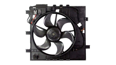 GMV radiator electroventilator Mercedes Clasa V (W638), 1996-2003 Model V280 (2, 8 V6 128kw); V220 Cdi (2, 2 Cdi 90kw); V200 Cdi(2, 2 Cdi 75kw); V200 (2, 0 95kw);, dimensiune 470mm, cu 2 pini, fara rezistormm, Aftermarket