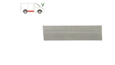 Panou reparatie usa culisanta Mercedes Vito W638 1996-2003, element tabla fara gauri 1205x304mm, dreapta