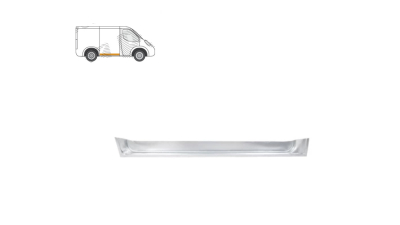 Panou reparatie usa Mercedes Vito, Clasa V, 1996-2003, Partea Dreapta, Fata, lungime 1195 mm , inaltime 90 mm, usa culisanta,
