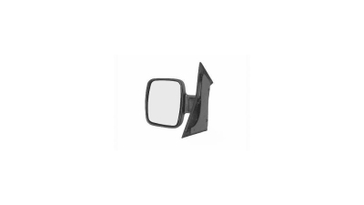 Oglinda exterioara Mercedes Vito  02.1996-01.2003 partea stanga View Max crom convex carcasa neagra reglare manuala fara incalzire