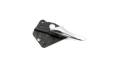 Maner deschidere usa interioara Mercedes Vito / Clasa 5 (W638), 02.1996-01.2003, Fata partea Stanga, gri; maner cromat, Aftermarket