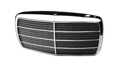Grila radiator Mercedes W123 (Sedan; Coupe; Combi), 01.1975-12.1985, crom/gri, 1238800183, 501305-0