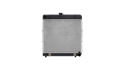 Radiator racire Mercedes W123, 1976-1985, 240d (2,4 D 48kw); 250 (2,5 R6 95kw); 280 (2,8 R6 115/130/136kw); 300d (3,0 D 59/65kw); Diesel/Benzina, Automat, Cu/fara AC, 490x420x30, Cu lipire fagure prin brazare Aftermarket