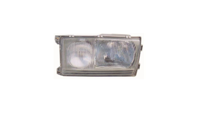 Far MERCEDES W123, 01.1975-12.1985, DEPO, fata, partea stanga, tip bec H3+H4+W5W; manual;