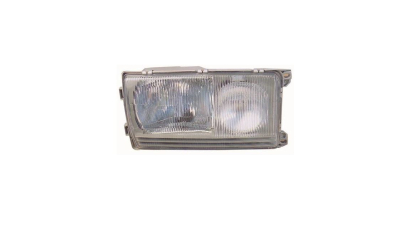 Far MERCEDES W123, 01.1975-12.1985, DEPO, fata, partea dreapta, tip bec H3+H4+W5W; manual;