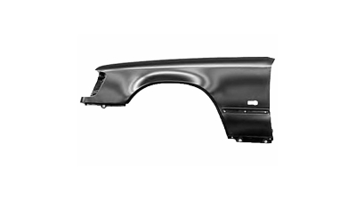 Aripa fata Mercedes Clasa E W124 1984-1996, parte montare stanga, cu gaura semnalizator, 501401-1, Aftermarket