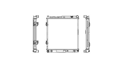 Radiator racire Mercedes W124/Clasa E, 1984-1996 Motorizare 2, 0 (200/200e); 2, 3 (230e);, tip climatizare cu AC, cutie Manuala, dimensiune 492x482x32mm, Aftermarket