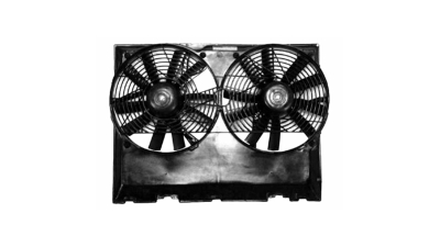 GMV radiator electroventilator Mercedes W124/Clasa E, 09.1992-09.1995, tip climatizare cu AC, cutie M/A dimensiune 280/280mm, plastic, mm, Aftermarket