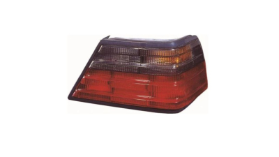 Stop, lampa spate MERCEDES Clasa E W124 (Sedan/COUPE/CABRIO) 12.1984-1993 tuning, DEPO, partea dreapta, tip bec P21W+PY21W+R10W; fumuriu, semnal galben; fara soclu bec; tuning;