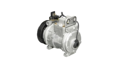 Compresor aer conditionat Mercedes Clasa E 124, 1984-1996, motorizare 2.6 R6/2.8 R6/4.2 V8, 260E/280E/300E; E420; benzina, rola curea 120 mm, 6 caneluri, de tip Denso: 10PA17C
