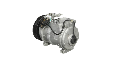 Compresor aer conditionat Mercedes Clasa CLK (W208), 1997-2003, motorizare 2.3 compressor 142/145kw, CLK230 Kompressor; benzina, rola curea 120 mm, 6 caneluri, de tip Denso: 10PA17C