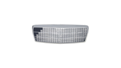 Grila radiator Mercedes Clasa E (W210), 06.1995-06.1999, crom/negru, 2108800483, 501505