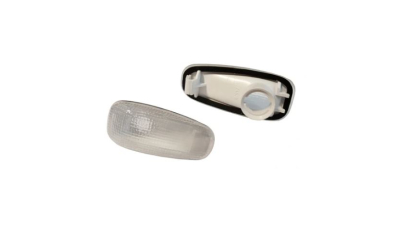 Lampa semnalizare aripa Mercedes Clasa E (W210) 06.1995-03.2003, 207-401 1977-1995; Sprinter 1995-2002; Vario 512D-814DA 1996-; Vito W638 1996-2003 (aripi cu semnalizare mare);  VW LT II 1996-2005, partea Dreapta=Stanga, fara suport bec, tuning