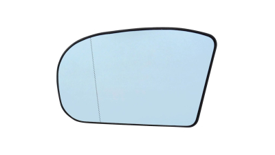 Geam oglinda Mercedes Clasa E (W210) 2000-03.2003 , partea stanga BestAutoVest albastra asferica cu incalzire