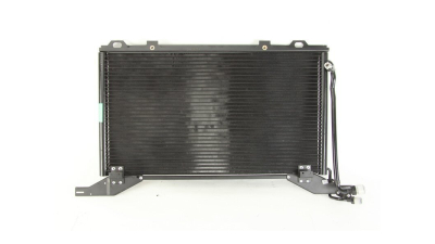 Condensator climatizare Mercedes Clasa E (W210), 06.1998-03.2002, motor 2.1 CDI, 75 kw diesel, cutie manuala/automata, E200 CDI;, full aluminiu brazat, 615 (565)x350 (325)x20 mm, fara filtru uscator