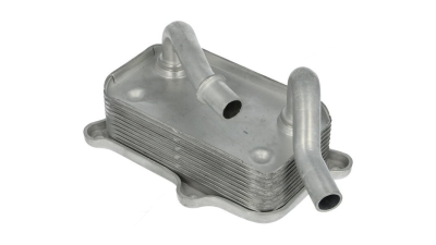 Radiator racire ulei motor, termoflot Mercedes Clasa M (W164), 08.2005-07.2007, motor 5.0 V8, 225 kw, benzina, cv automata, 142x80x45 mm, fara filtru ulei si carcasa; garnituri incluse, din aluminiu