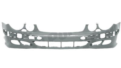 Bara fata Mercedes Clasa E (W211) 03.2002-06.2006 Model Elegance/Avangarde, grunduit, cu gauri pentru spalatoare faruri, 