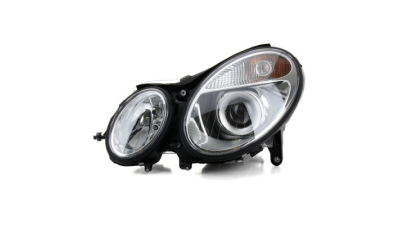 Far Mercedes Clasa E (W211) 03.2002-06.2006 DEPO partea Stanga D2S+H7, electric, bi-xenon, fara balast, cu motoras