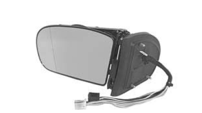 Oglinda exterioara Mercedes Clasa E (W211) 03.2002-06.2006 partea stanga View Max albastra asferica fara carcasa reglare electrica cu incalzire