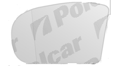 Geam oglinda Mercedes Clasa E (W211) 03.2002-06.2006 partea stanga BestAutoVest electrocrom asferica cu incalzire